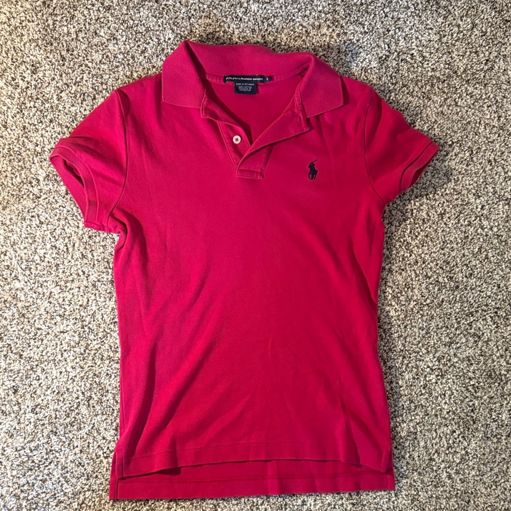 Ralph Lauren Sport Pink Top Small